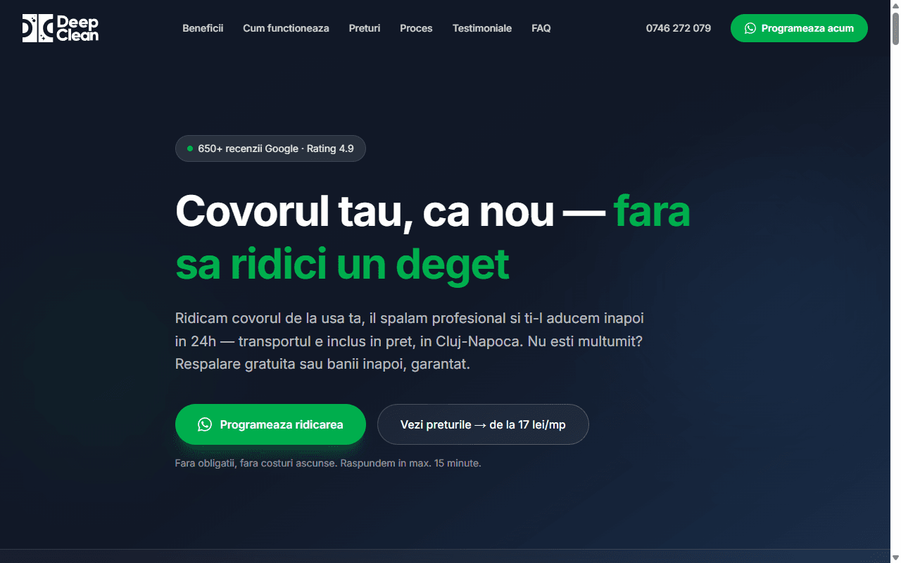 Deep Clean — Cleaning service