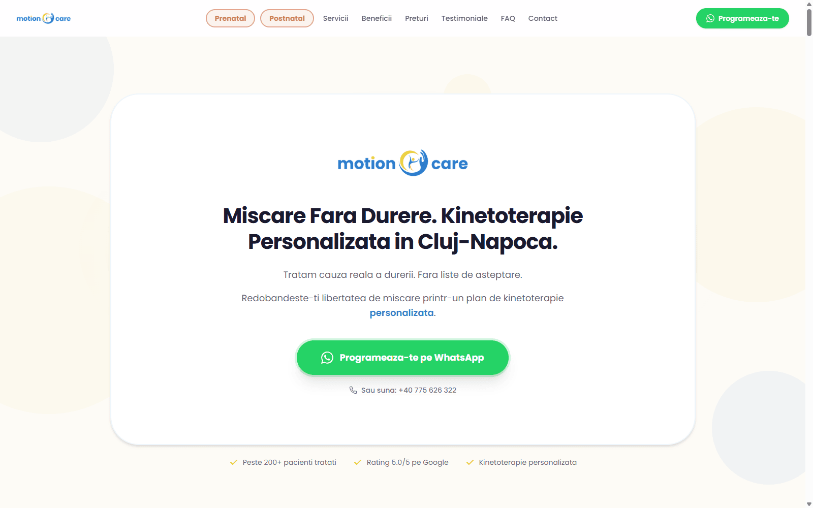 Motion Care — Physiotherapy